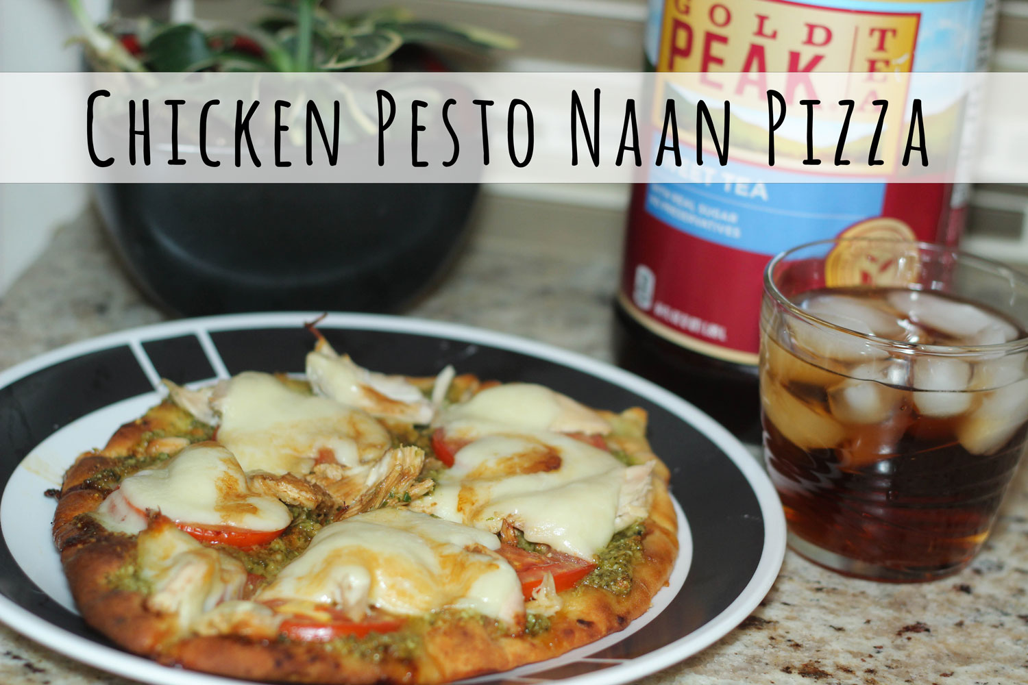 Chicken Pesto Naan Pizza with Jewel Osco Meal Deals | Bottles and Banter