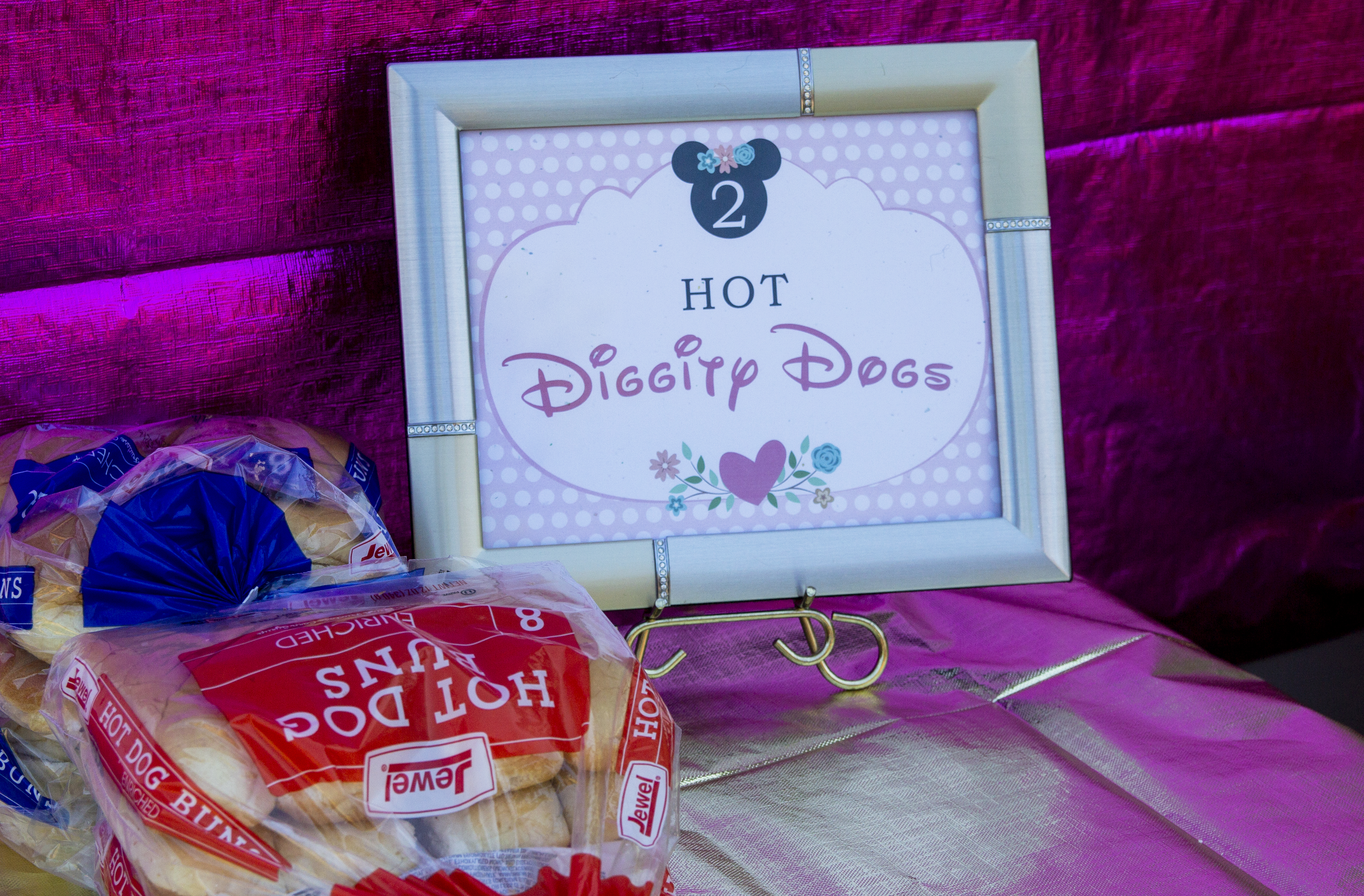 Birthday Party Food Decor for Minnie Mouse Birthday Party