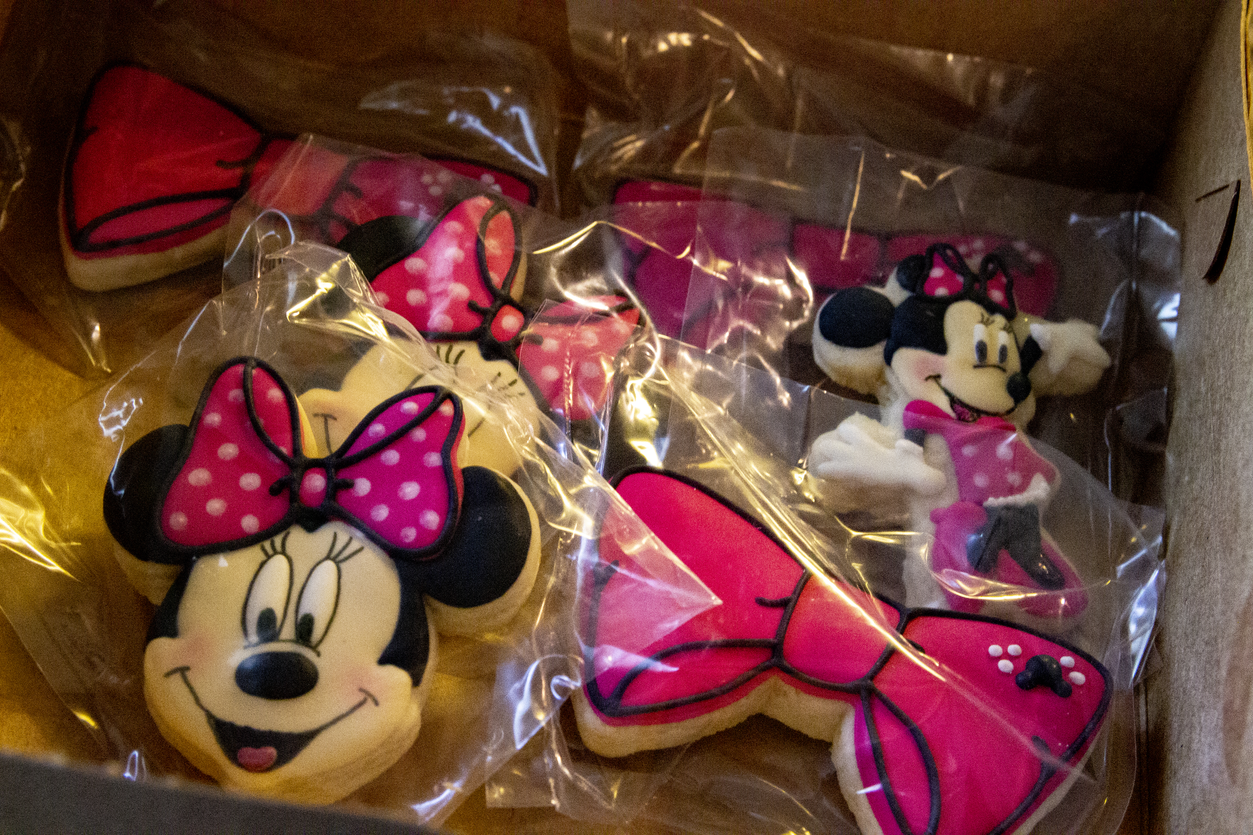 Minnie Mouse Cookie party favors for toddler birthday party