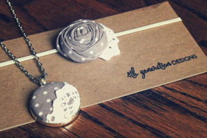 Fabric pendant and headband