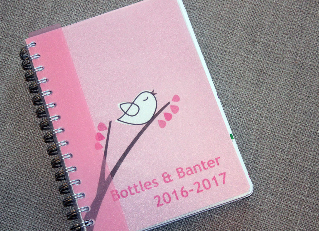 Stay organized as a new parent personal planner giveaway bottles 