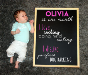 Baby Chalkboard