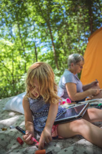 4 year old rock painting activity | camping activities for kids