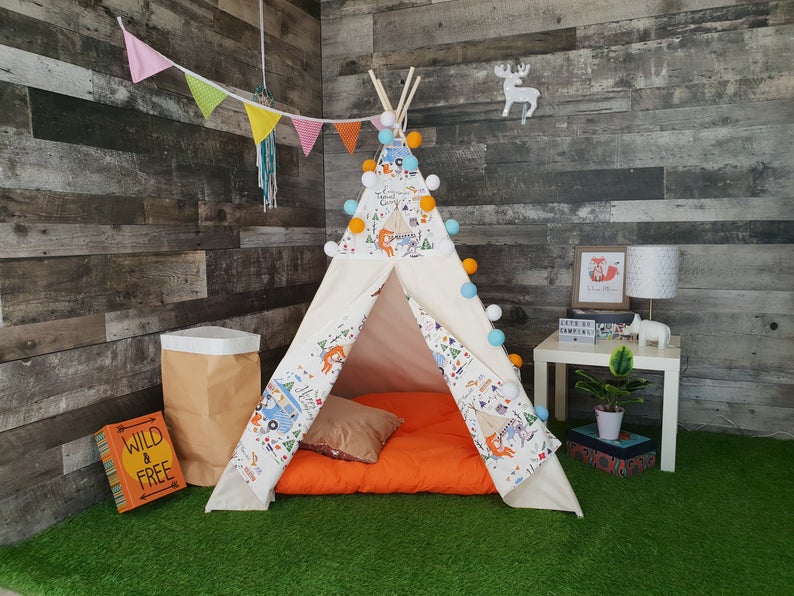 Kids Happy Camper Fox TeePee | Gifts for toddlers who have everything