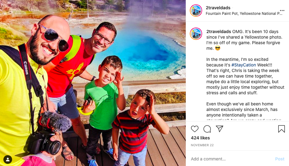 2traveldads instagram account