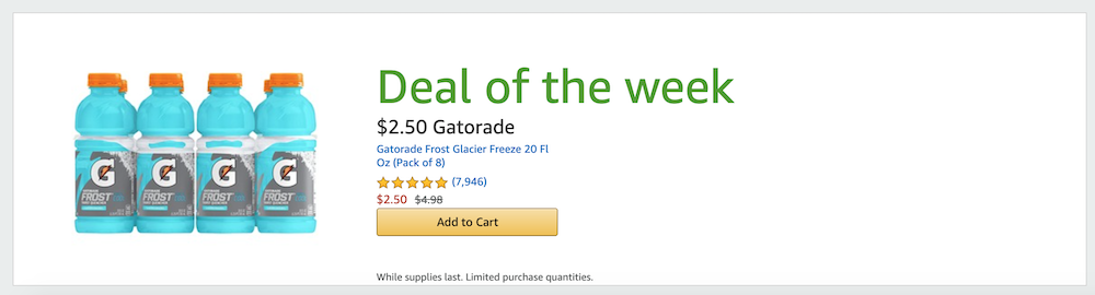 Amazon Fresh deal of the week