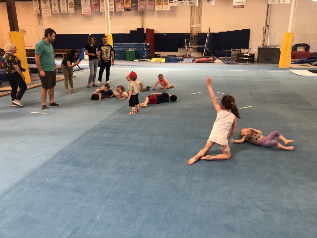 kids gymnastics birthday party