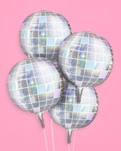disco ball party balloons